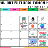 Jadual Aktiviti Bulan September 2024